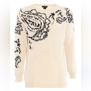 Avant Toi Beige Cotton Sweater NWOT